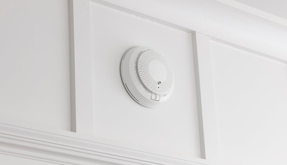 ADT fire and smoke detector